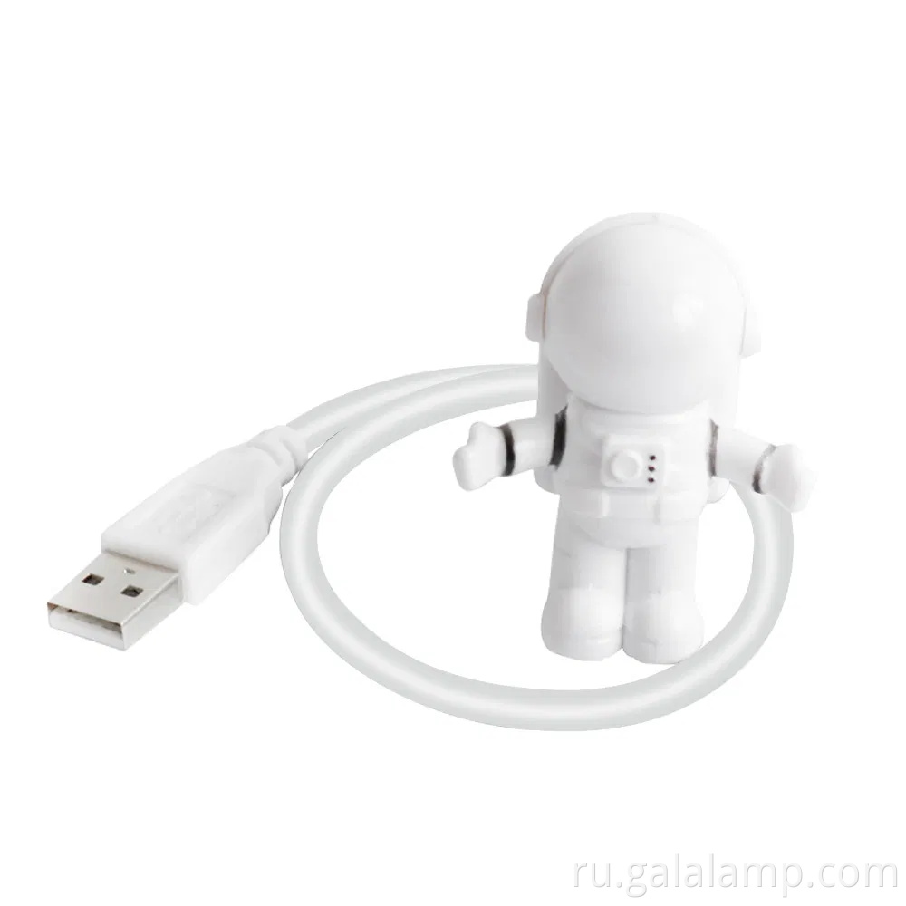 USB -космонавт, светодиодный свет астронавт, творческая книга Night Light Light Light